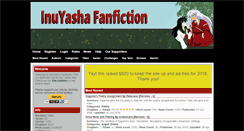 Desktop Screenshot of inuyasha-fanfiction.com